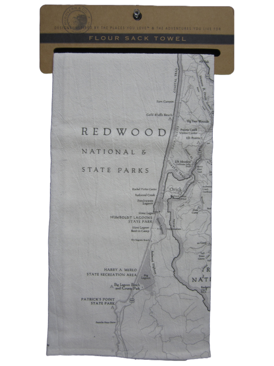 Redwood National & State parks Flour Sack Towel