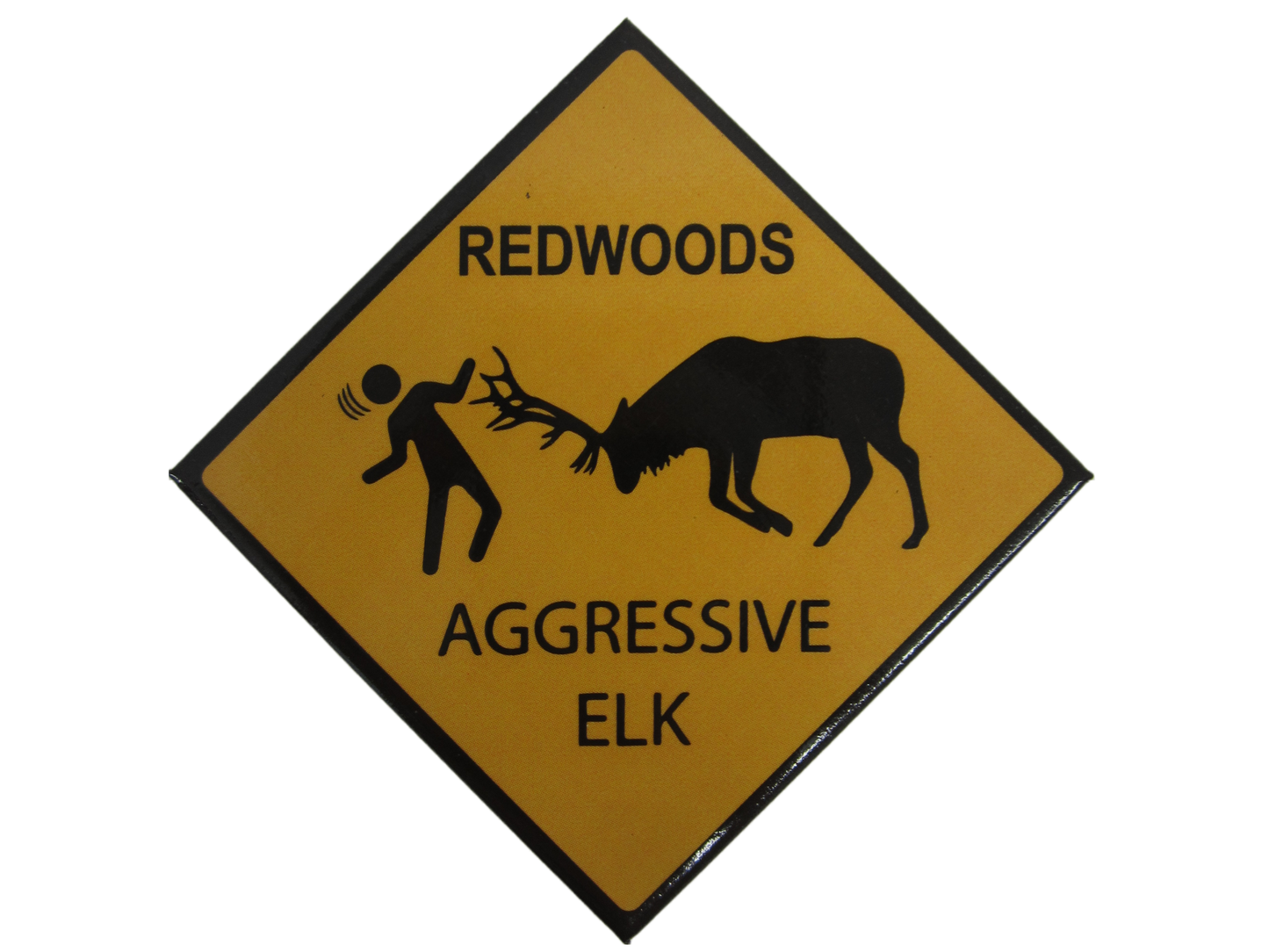 Redwood State Parks Aggressive Elk Magnet