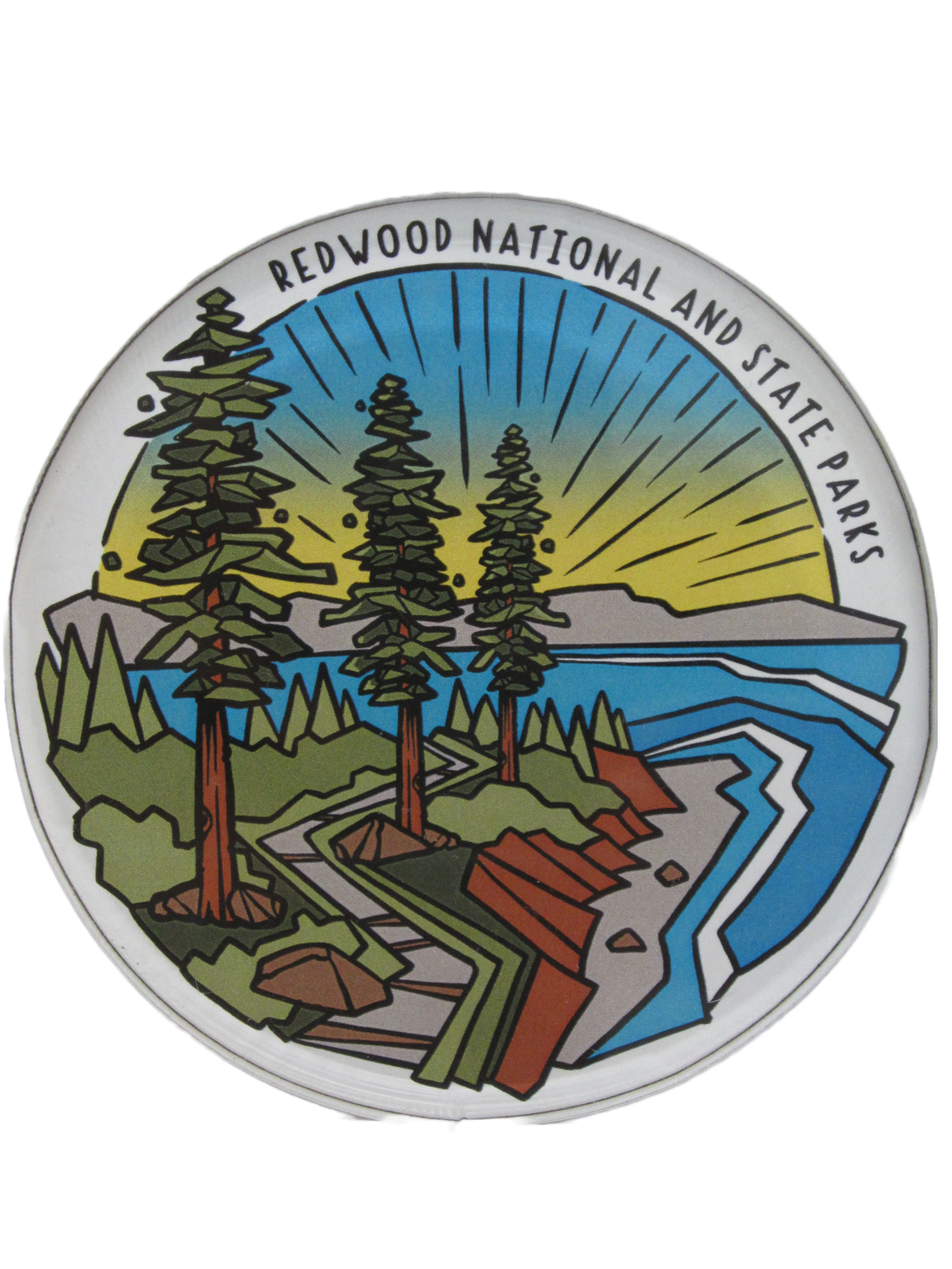 Redwood National & State Parks Coastal Geo Magnet
